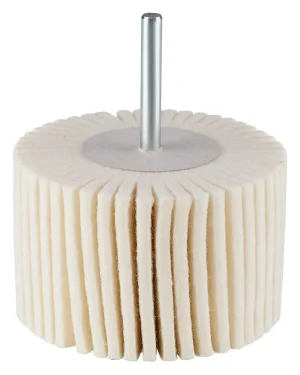 Polissoir cylindrique à lamelles feutre – D80 – 50mm – 305385 (x10)