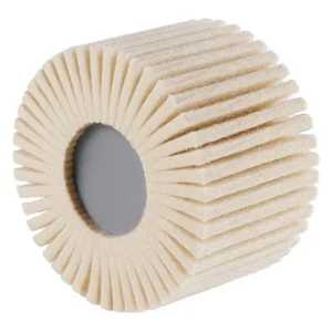 Polissoir cylindrique à lamelles feutre – D80 – 50mm – 305386 (x10)