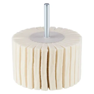 Polissoir cylindrique à lamelles feutre – D80 – 50mm – 305387 (x10)