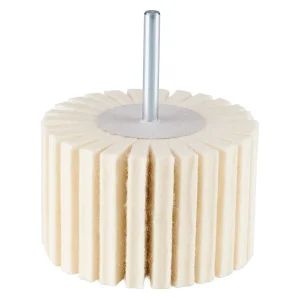 Polissoir cylindrique à lamelles feutre – D80 – 50mm – 305388 (x10)