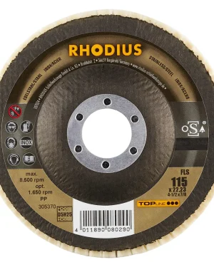 Polissoir disque à lamelles feutre – 115mm – 22,23mm – 305370 (x2)