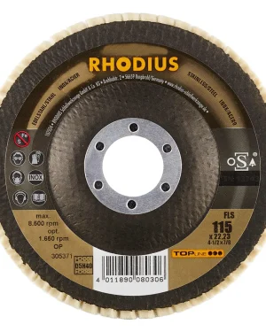 Polissoir disque à lamelles feutre – D115 – 22,23mm – 305371 (x2)