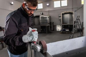 Résultat de surface selon le grain abrasif utilisé