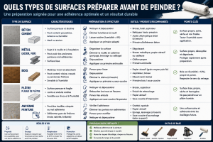 préparer une surface avant de la peindre
