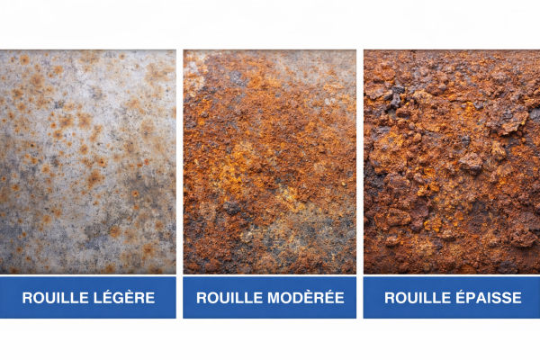 les différents type de rouille
