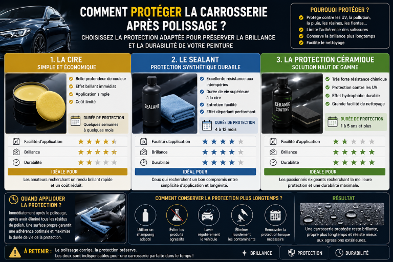 protéger une carrosserie après polissage