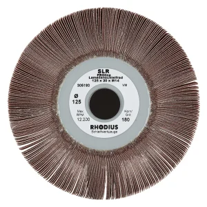 Roue à lamelles en corindon – D125 – 20mm – G180 – 305193 (x5)