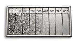 tableau des grains abrasifs