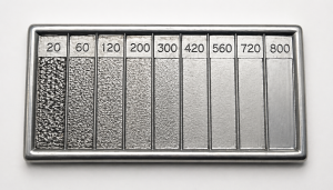 tableau des grains abrasifs